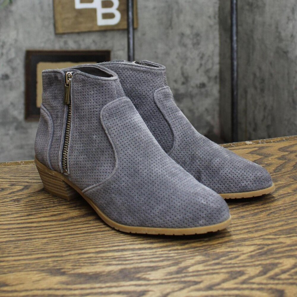 International Concepts Womens Lattice Ankle Booties 1673d8e3da300f Gray 6M